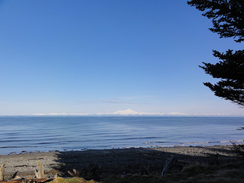 View of Mount Redobt From Kenai, Alaska