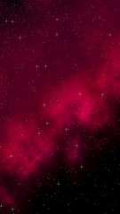 Colorful and beautiful space background. Outer space. Starry outer space texture. Templates, red background Design of websites, mobile devices and applications. 3D illustration