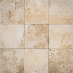 Wall murals Stones  stone texture tile,  tiled background patchwork, brown