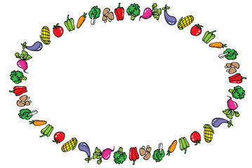 vegetables icon vector drawing