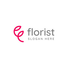 Florist Letter F Logo