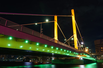 夜の新大橋