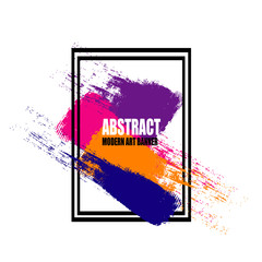 abstract paint splat banner vector
