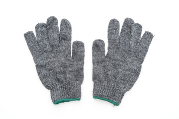 Gloves on white background