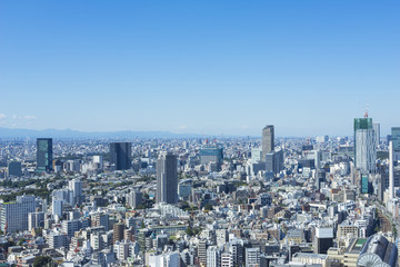 cityscape of tokyo   shinjyuku shibuya meguro