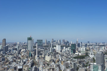 cityscape of tokyo   shinjyuku shibuya meguro