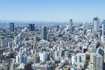 cityscape of tokyo   shinjyuku shibuya meguro