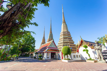 Wat Pho is a Buddhist temple in Phra Nakhon district, Bangkok, Thailand. It is located in the Rattanakosin district directly adjacent to the Grand Palace.