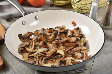 Sauted Mushrooms and Onions