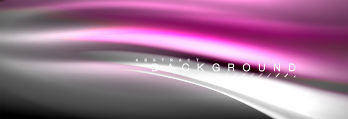 Fluid color wave line background. Trendy abstract layout template for business or technology presentation, internet poster or web brochure cover, wallpaper