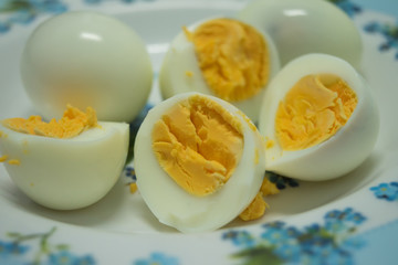 Boiled eggs Very appetizing