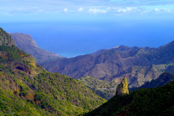 Fototapeta na wymiar landscape in La Gomera
