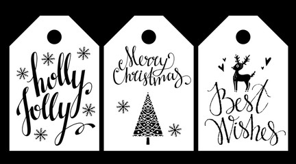 Christmas Holiday, tag, label