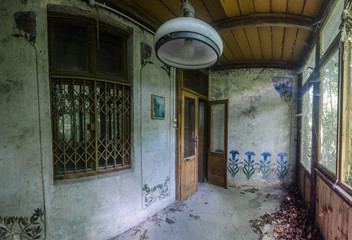 ueberdachte terrasse in villa panorama