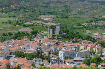 Fototapeta na wymiar Montalegre, población de Tras-os-Montes. Norte de Portugal.