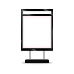 Blank outdoor light box template