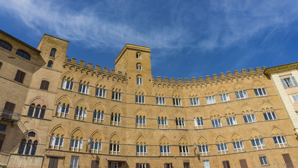 Piazza Del Campo In Siena, Italy