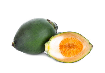 Betel nut isolated on a white background