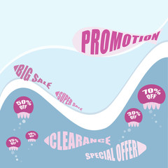 Fish and Jellyfish promotion set design