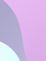 Elegant geometric pattern.  The combination of wavy shapes of different shades of pale, light violet, blue color. 