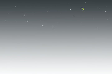 Background blue in night and has star on the sky illustration and abstract. 