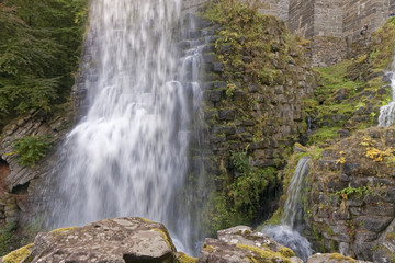 Small waterfall.