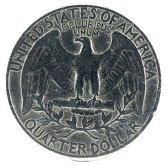 United States Coin. Quarter Dollar 1967. Reverse.