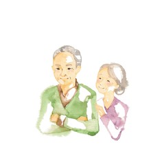 シニア、老夫婦