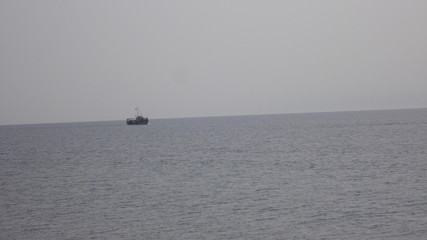 boat on the sea