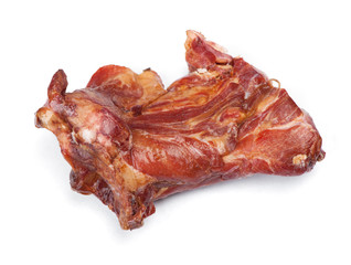 Smoked pork piece of meat
