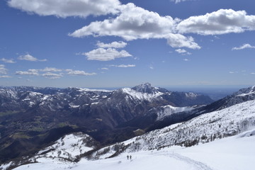 Obraz premium alta montagna, trail