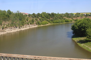 Obraz premium river Dnister Ukraine
