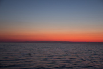 Obraz premium Sonnenuntergang am Meer