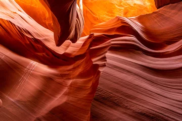 Wall murals Rood violet Lower Antelope Canyon