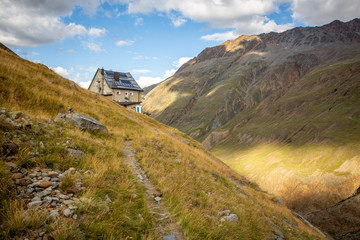 Hut in the alps