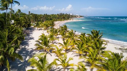 Juan Dolio beach Dominican Republic - obrazy, fototapety, plakaty