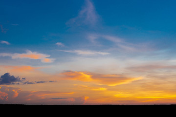 Evening Sky with beautiful sunset