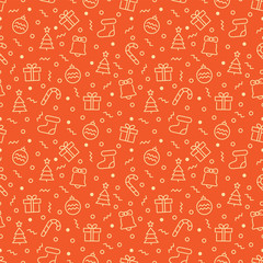 Christmas vector seamless pattern. Vector eps 8 format