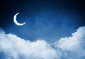Wallpaper of cloud night skyscape.