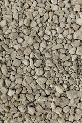 Building gravel stones as an abstract background