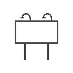 Obraz premium Billboard Icon - Illustration