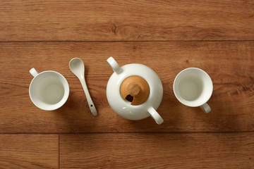 white porcelain coffee set - italian product