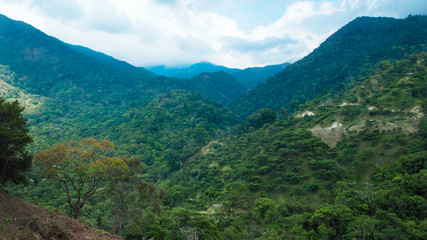 Obraz premium mountain view at the sierra nevada in colombia