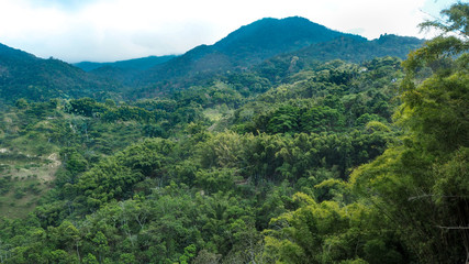 Fototapeta na wymiar mountain view at the sierra nevada in colombia