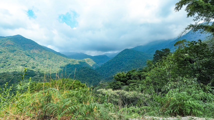 mountain view at the sierra nevada in colombia