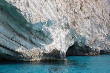 blue cave zakynthos island 