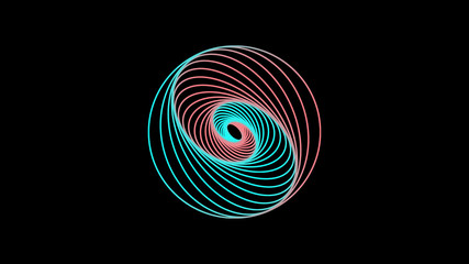 Spiral vector background 