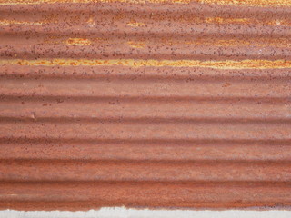 old rusty metal roof texture background