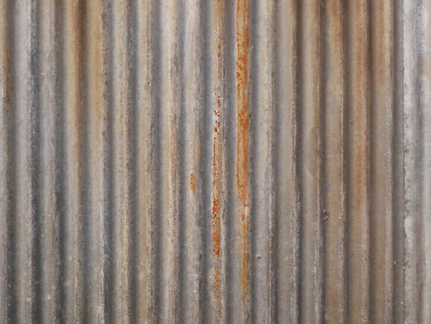 Old Rusty Metal Roof Texture Background