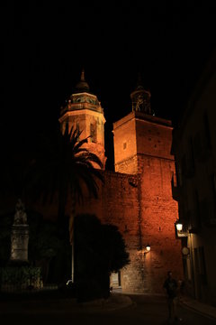 iglesia en llamas